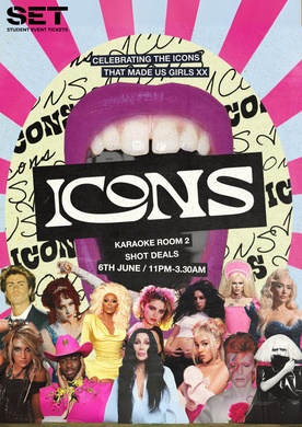 ICONS: CELEBRATING QUEER MUSIC @ OSLO HACKNEY - FRIDAY 6TH JUNE