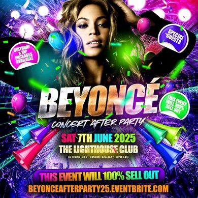 Beyonce Concert After Party