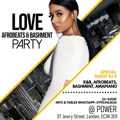 Love Afrobeats & Bashment Party 
