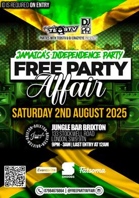 FREE PARTY AFFAIR ( JAMAICA'S INDEPENDENCE PARTY )