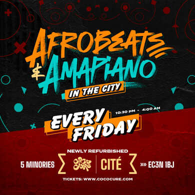 Cite – Afrobeats & Amapiano in the City with DJ Sean + Suukz & Friends