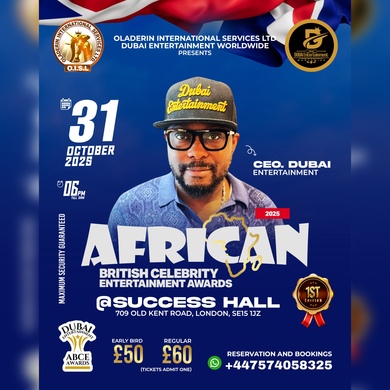 African British Celebrity Entertainment Awards 2025