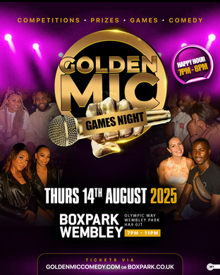 GOLDEN MIC GAMES NIGHT (Wembley)