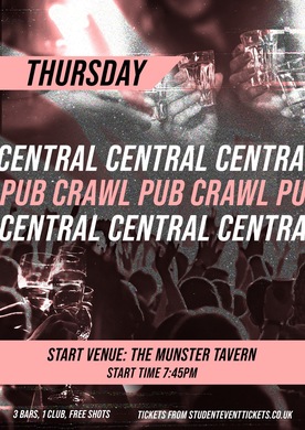 CENTRAL LONDON PUB CRAWL - THURSDAY 7TH AUGUST