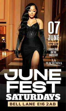 JUNE FEST SATURDAY AT  LA HACIENDA 7TH OF JUNE