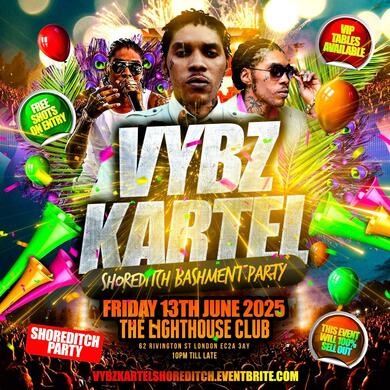 Vybz Kartel - Shoreditch Bashment Party
