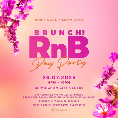 Brunch And Rnb  ( Day Party )