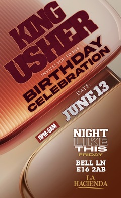 KING USHER BIRTHDAY CELEBRATION AT  LA HACIENDA 13TH OF JUNE