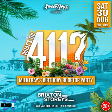 What's the 411? - Milktray's Birthday Rooftop Party!