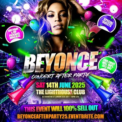 Beyonce Concert After Party