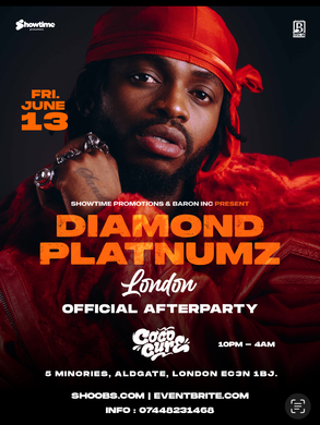 DIAMOND PLATNUMZ London The Official afterparty