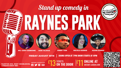 Stand up comedy in Raynes Park        