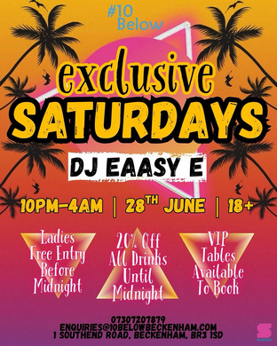 EXCLUSIVE SATURDAYS