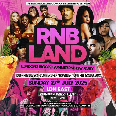 RNBLAND - London's Biggest Summer RNB DAY PARTY (1200+ RAVERS)