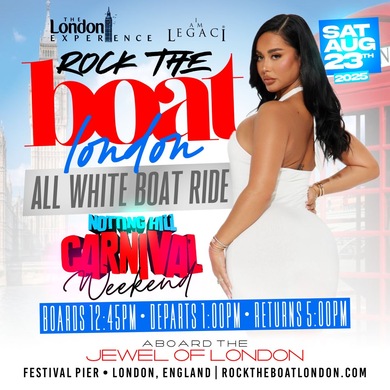 Rock The Boat - London edition - carnival weekend!