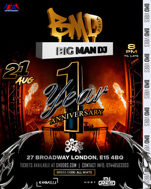 BMD VIBES 1yr ANNIVERSARY 