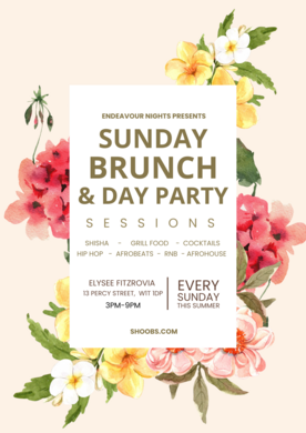 ENDEAVOUR SUMMER BRUNCH & DAY PARTY