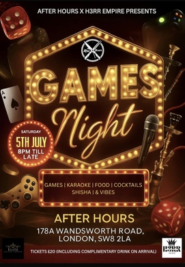 GAMES & KARAOKE NIGHT 