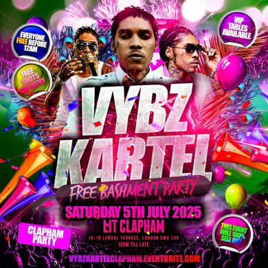 Vybz Kartel - Free Bashment Party - Everyone Free Before 12AM
