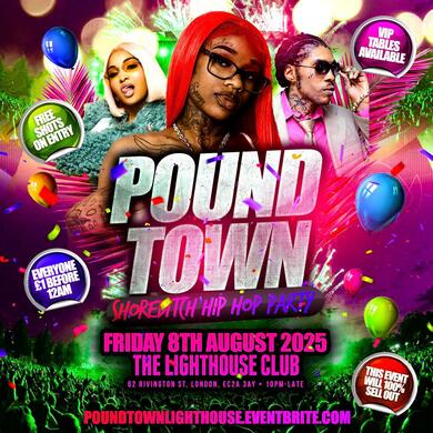 Pound Town - Shoreditch Hip Hop Party