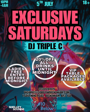 EXCLUSIVE SATURDAYS