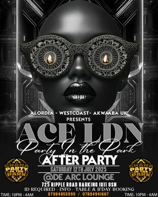 OFFICIAL GHANA PARTY IN THE PARK AFTER PARTY