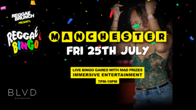 Reggae Bingo - Manchester - Fri 25th July