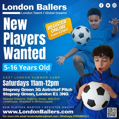 New Players Wanted (Ages 5-16) Free Trials/Inductions, London Ballers
