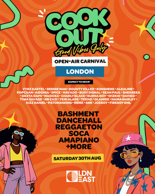 Cookout - Summer Open-Air Carnival - LDN East