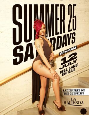 SUMMER SATURDAY JULY 12th @ LA HACIENDA             