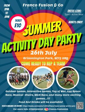 Franco Fusion Summer Activity Party