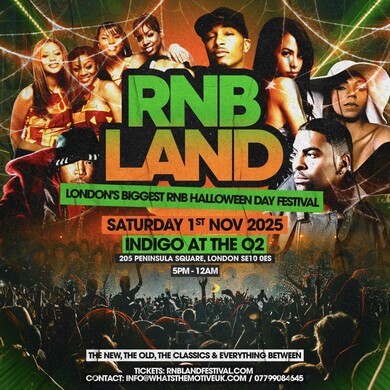 RNBLAND - London's Biggest HALLOWEEN DAY FESTIVAL