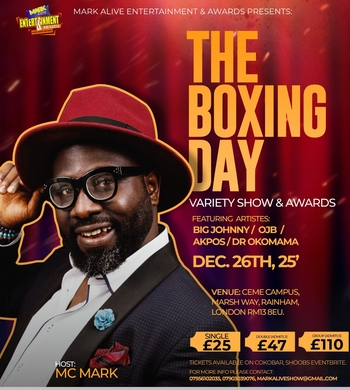 Boxing Day Variety Show & Awards 2025