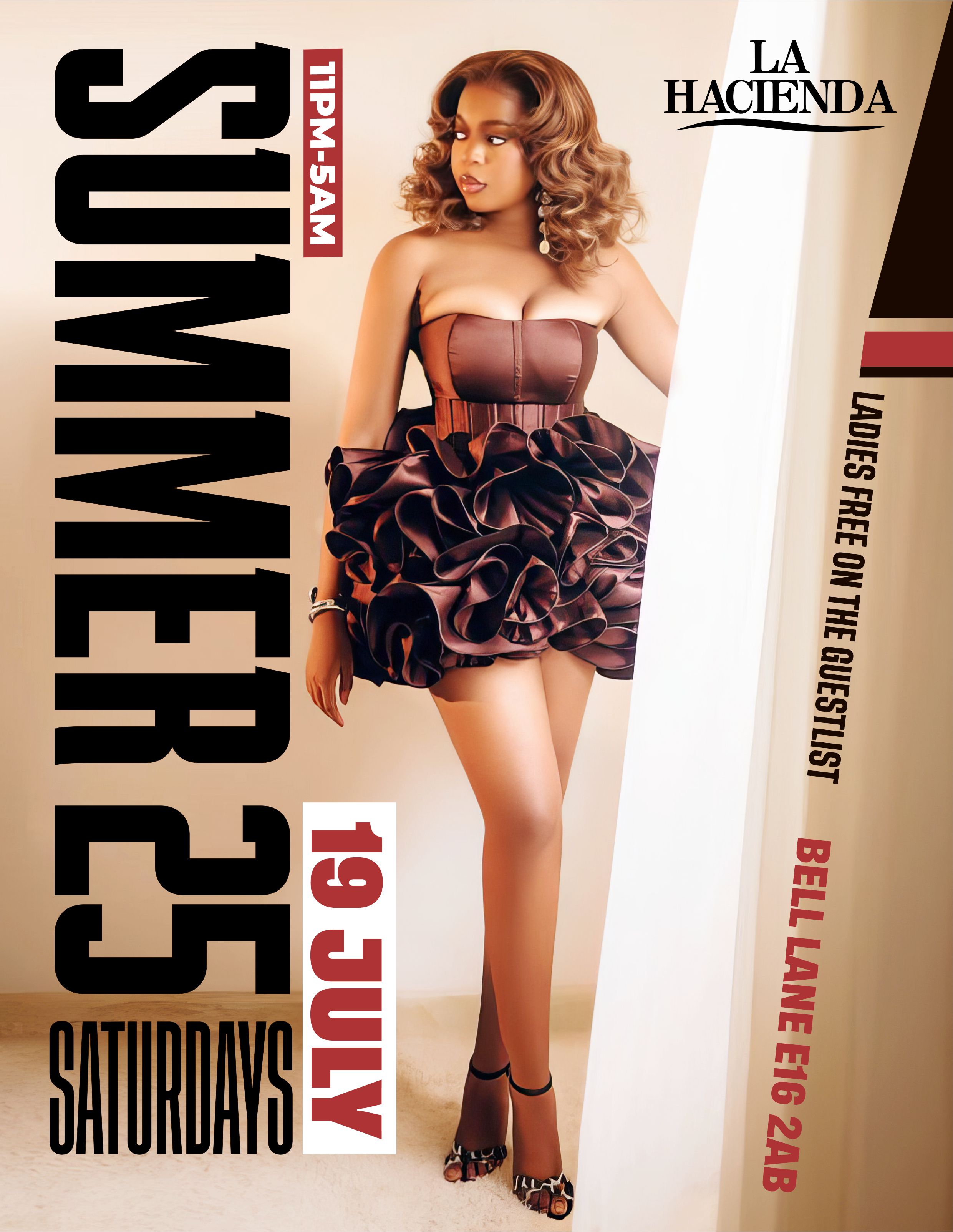 SUMMER SATURDAY JULY 19th @ LA HACIENDA              