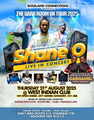 Shaneo Dark Room UK Tour 2025 - Coventry 