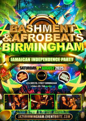 Bashment & Afrobeats Birmingham - Jamaican Independence Party