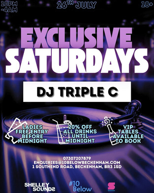 EXCLUSIVE SATURDAYS