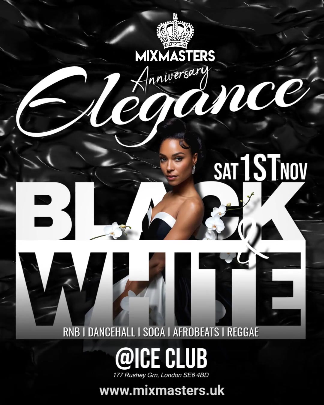 ELEGANCE - MIXMASTERS Black & White Anniversary Party