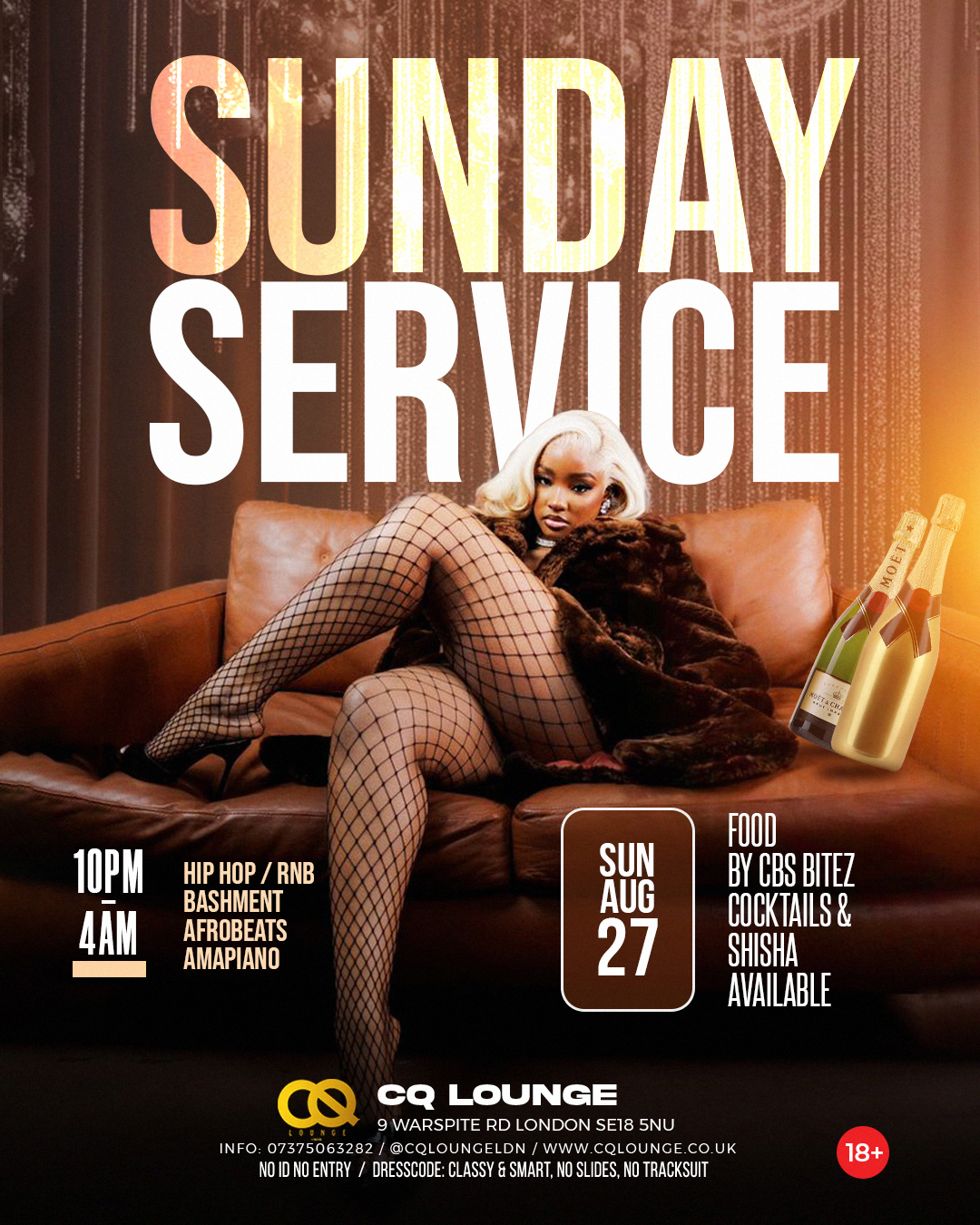 SUNDAY SERVICE @ CQ LOUNGE GARDEN