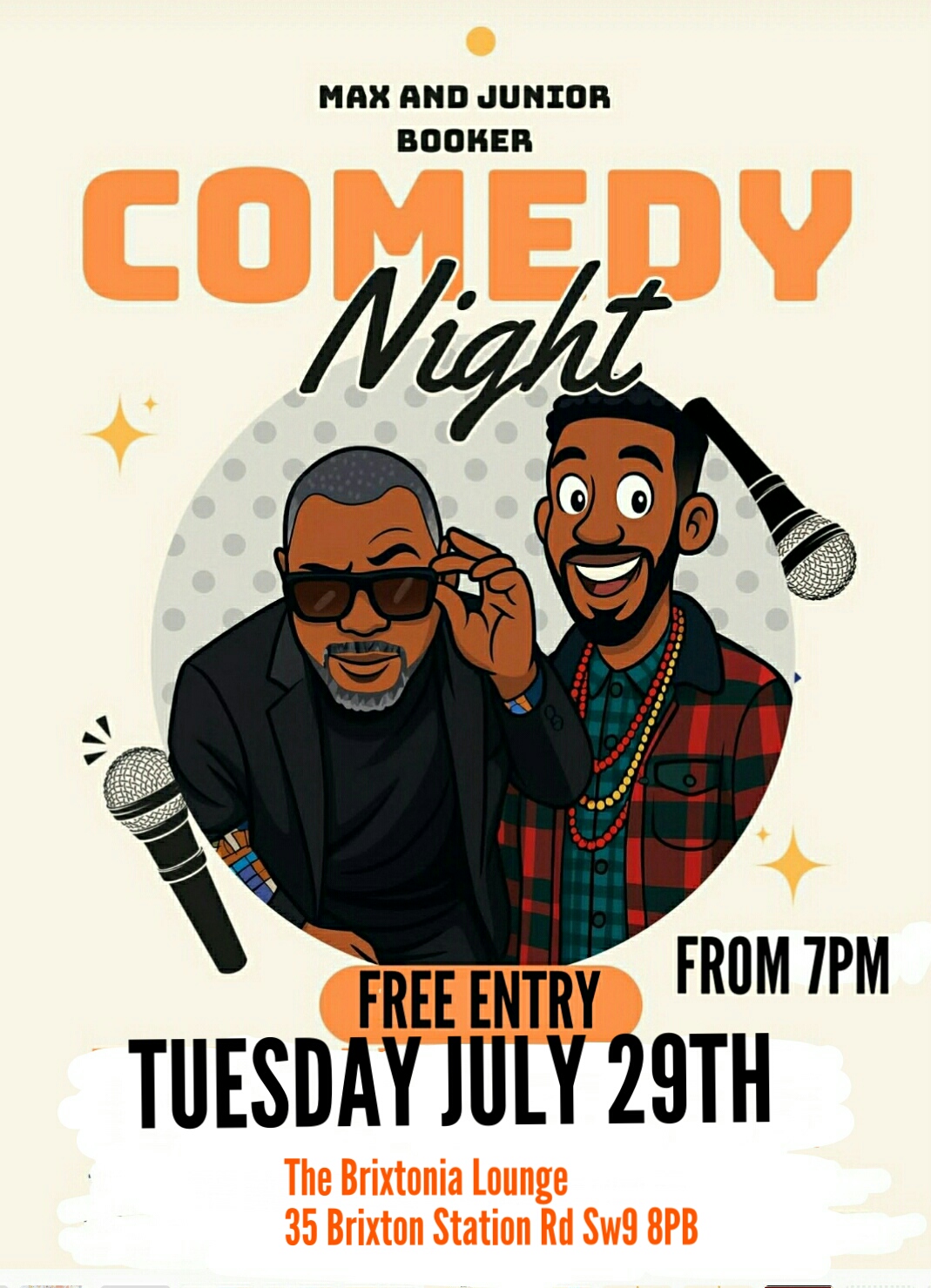 THE MAX AND BOOKER SHOW TUESDAY JULY 29TH