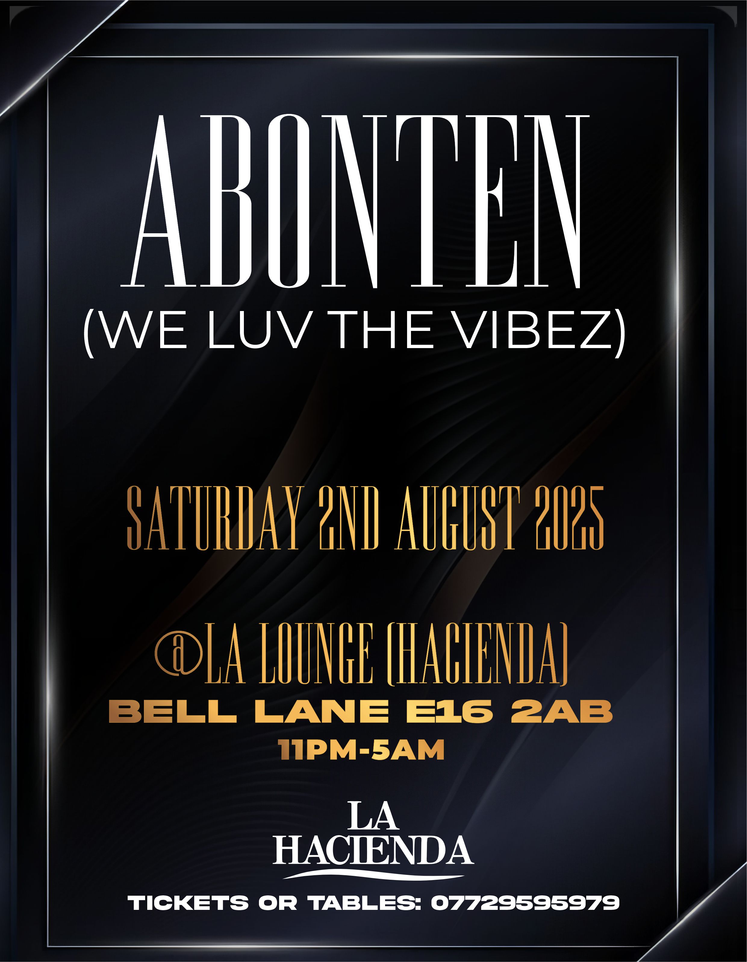 *ABONTEN* WE LUV THE VIBES (THE LITUATION PARTY)