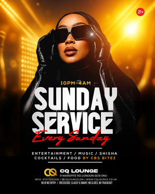 SUNDAY SERVICE @ CQ LOUNGE GARDEN 