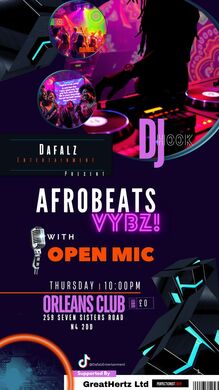 AfroBeats Vybz Thursday 