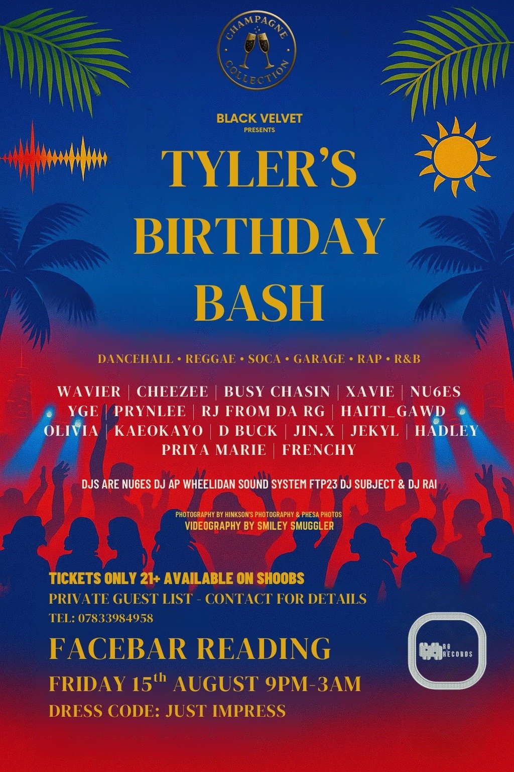 TYLER’S BIRTHDAY BASH