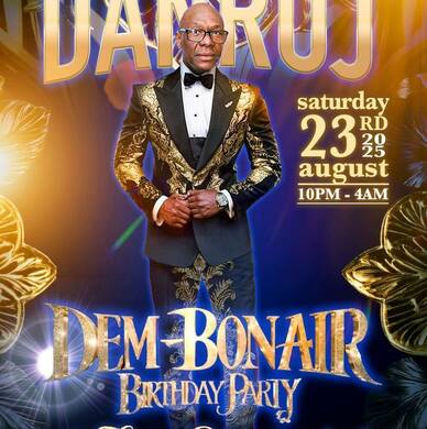 DANROJ " DEM-BONAIR " BIRTHDAY PARTY