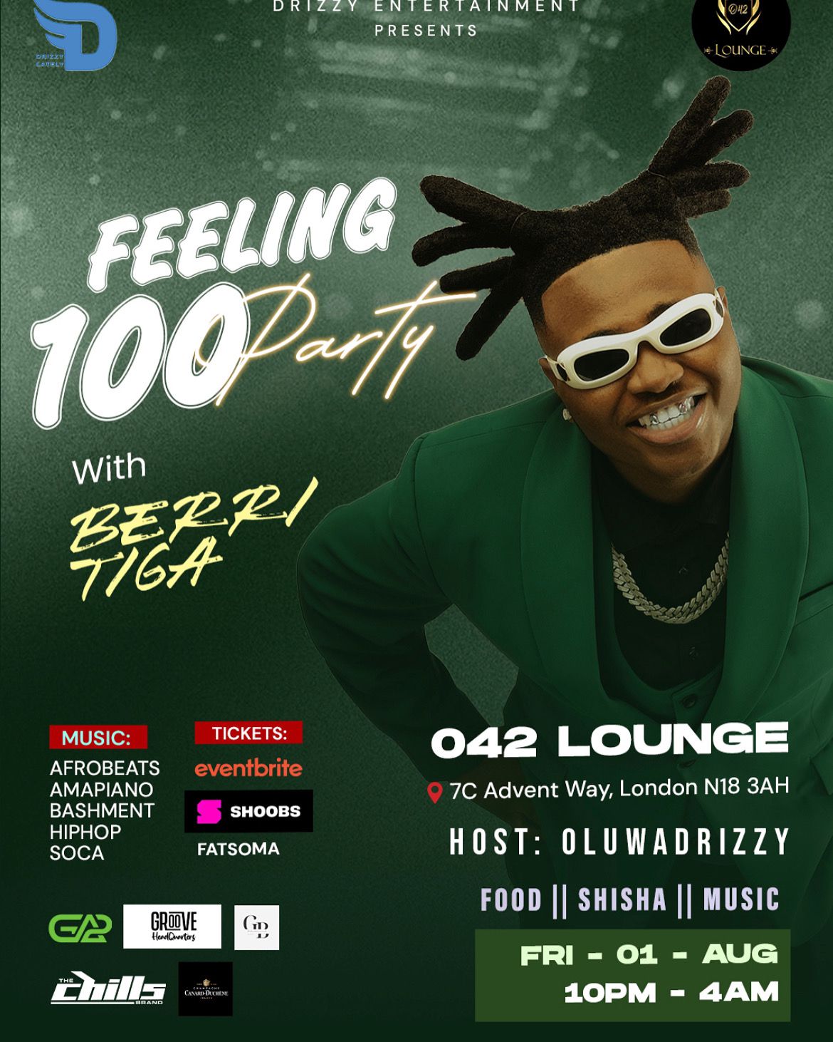 FEELING 100 PARTY WITH BARRI TIGA