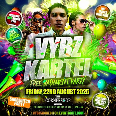 Vybz Kartel - Free Bashment Party - Everyone Free Before 12AM