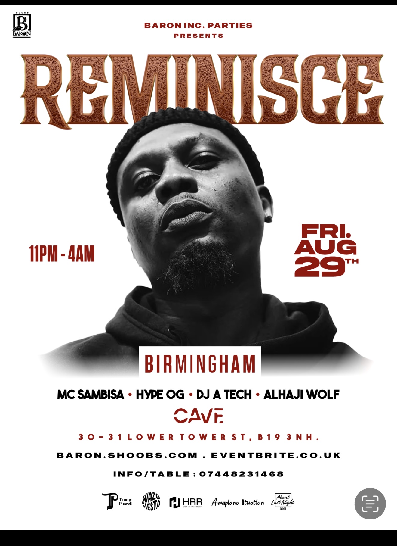 REMINISCE Live in Birmingham 