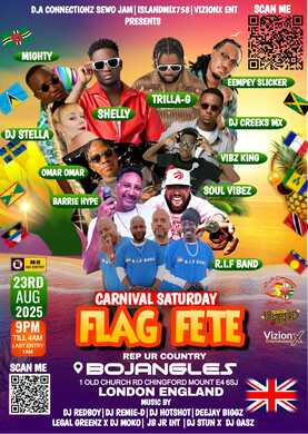 FLAG FETE REP UR COUNTRY CARNIVAL SATURDAY