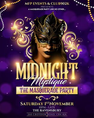 MIDNIGHT MYSTIQUE - THE MASQUERADE PARTY!